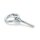 Befestigungsring Schrauböse Haken Öse Metall 60mm 140mm Lang Grau 1 Stück