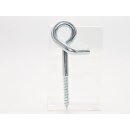 Schaukelhaken Holzgewinde Befestigung Haken 160mm Blau...