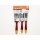 Flachpinsel Set 3-teilig, Lackierpinsel, Streichpinsel, Malerpinsel, 1+1,5+2
