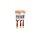 Flachpinsel Set 3-teilig, Lackierpinsel, Streichpinsel, Malerpinsel, 1+1,5+2