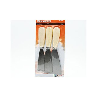 Spachtelset 3-teilig Maler Gipserspachtel Flächenspachtel Breitspachtel 25 45