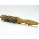 Drahtbürste Holzkörper 28cm 6-reihig,...