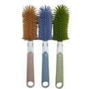 Flaschenbürste Silikon, 30 cm, Kopf ca. 4 x 3 cm,...