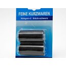 2x 500m Nähgarn Schwarz Polyester Faden Spule...