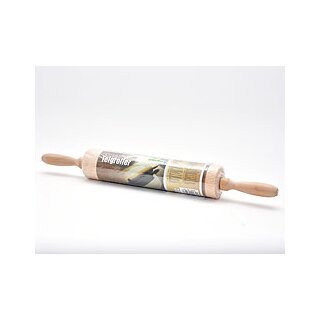 Nudelrolle Teigroller Teigausroller Holz 400mm 190mm bewegliche Achse 1 Stück