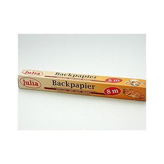 Backpapier Rolle 380mm x 8000mm Antihaft Siliconisiert Ofenpapier Backfolie 1