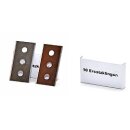 10x Carbon-Stahl Ersatzklingen Schaber Glasschaber...