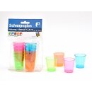 Schnapsgläser bunt 20ml Set 20 Stück Stamper...
