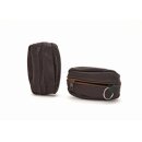 Schlüsseltasche Leder Braun Oval 120x70mm...