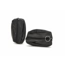Schlüsseltasche Leder schwarz oval...