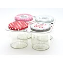 4er Set Einkochglas Einmachglas Vorratsglas 346 ml, Klar,...