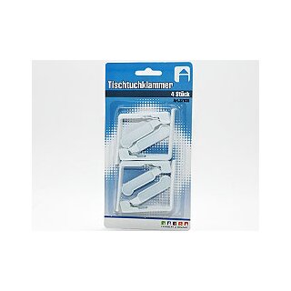 Tischtuchklammern Tischtuchhalter Tischdeckenklammern Tischdeckenhalter weiss 4