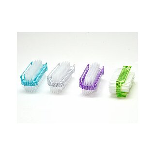 Handwaschbürste doppelseitig Nagelbürste Schrubber Transparent 1 Stück