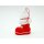 Nikolausstiefel Weihnachtsstiefel Adventsstiefel Netz Rot Samt 95mm Deko 1 Stück