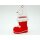 Nikolausstiefel Stiefel Velours Netz Design Weihnachtsdeko Adventszeit Klein