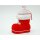 Nikolausstiefel Weihnachten Deko Stiefel Rot 130mm Samt Netzstoff Adventsdeko