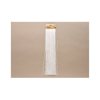 Lametta gedreht Weiß 2mm 50cm Deko Weihnachten Christbaumschmuck Weihnachtsbaum