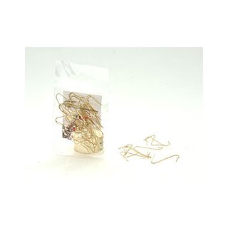 50x Goldene Christbaumkugel Haken Metall Anhänger Befestigung Ornament Halter