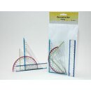 Geometrieset Zirkelkasten Lineal Geodreieck Winkelmesser...