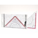 Geometrie-Dreieck 25 cm -