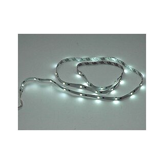 LED Lichtstreifen 1m, weiß, batteriebetrieben, selbstklebend