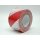 Absperrband Warnband Trassenband Flatterband rot-weiß 80mm 100m 30µm 1 Rolle