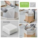 320 Liter Styropor-Entsorgungssack 40 x 35 x 180 cm Extrem Reißfest mit 0,1mm Stärke