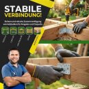 10xFlachverbinder 135x55x2,5mm Verzinkt Stahl Lochplatte...