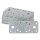 10xFlachverbinder 135x55x2,5mm Verzinkt Stahl Lochplatte Winkelverbinder