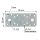 10xFlachverbinder 135x55x2,5mm Verzinkt Stahl Lochplatte Winkelverbinder