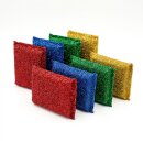 8x Lurex-Schwamm, farblich sortiert, Metallic , 4 x 10 g #1