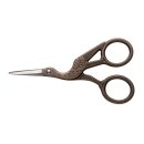 Handarbeitsschere mit Vogeldesign aus massivem Metall