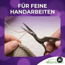 Handarbeitsschere mit Vogeldesign aus massivem Metall