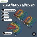 Spanngummi Expander Gepäckspanner 48 Stück Befestigungsgummi Set