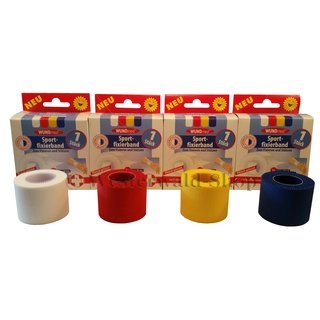 sporttape tape fixierband sportfixierband sportfixierbänder bandage elastikbandage rot gelb blau rot viele farben