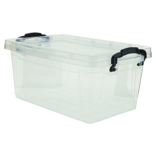 Klarsichtbox mit Deckel - transparent - Aufbewahrungsbox Box Allzweckbox Auswahl 3l