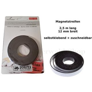 Magnetband Magnetklebeband Magnet Klebeband Magnetstreifen selbstklebend 2,5 m