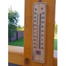 Thermometer Holz Wandthermometer Außenthermometer...