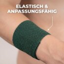 12x Haftbandage Kohäsiv Verband Fixierbinde Stützverband Dunkelgrün 10cm x 4,5m