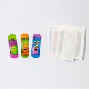 10er Kinder-Pflaster Kleine Monster