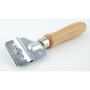 Glasschaber Glashobel Fensterreiniger Klingenreiniger Holzgriff 1 Stück Braun