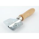 Glasschaber Glashobel Fensterreiniger Klingenreiniger Holzgriff 1 Stück Braun