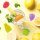 Dauereiswürfel Eiswürfel wiedeverwendbar Kunsstoff Kunststoffeiswürfel Eiswürfelform Cube Kühlsteine Eissteine Partywürfel Party Früchte Cocktail Plastikeiswürfel Frucht Obst Eiswürfelform