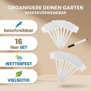 Pflanzenschilder 15cm hoch, 16 Stück