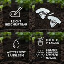 Pflanzenschilder Gartenstecker Beetstecker Kräuterschilder Pflanzenetiketten
