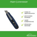 Stammartikel Maler-Cuttermesser 18mm ovale Handwerkerausführung blau